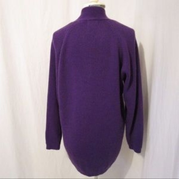 Laura Tyler Purple Cardigan Sweater M - Picture 3 of 5